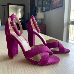 Steve Madden Shena Heels • 6.5 • Pink / Fuchsia